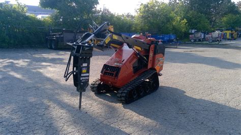 mini skid steer tiller rental|skid steer breaker attachment rental.